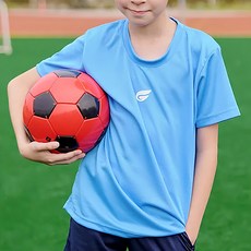 GIAT兒童盾形輕量排汗短袖上衣 78301 10 天藍色 105g