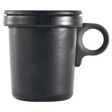 ovject 琺瑯馬克杯 360ml, 黑色, 1個