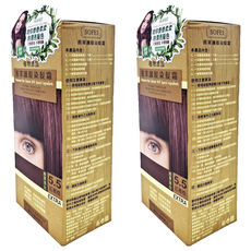 SOFEI 舒妃 茜草護髮染髮霜, 紅褐棕, 2盒