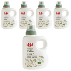 B&B 植萃衣物柔軟精 德國DERMA TEST認證, 5瓶, 1.5L