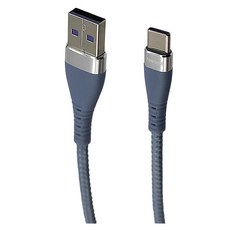 iLeco Type-C 65W 全兼容閃衝傳輸線 MP-AC012, 1.2m, 藍色, 1條