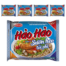 ACECOOK Hao Hao 蒜香排骨風味麵 73g泡麵, 5包
