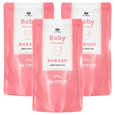 台塑生醫 Dr's Formula 嬰幼童洗髮精 補充包, 500g, 3包