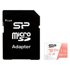 Silicon Power 廣穎電通 1TB Superior microSD U3 A1 V30 4K 高耐用記憶卡 含轉卡, 1個