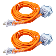 FONG HUA 崶華 動力延長線，大電流專用，安全耐熱材質, 4.5m, 2S-15, 2個