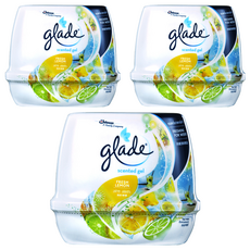 glade 滿庭香 除臭清香凝膠, 清新檸檬香氣, 濃度可自行調整, 180g, 3罐