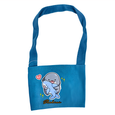 鯊西米環保飲料杯套, 抱抱 藍色, 1個