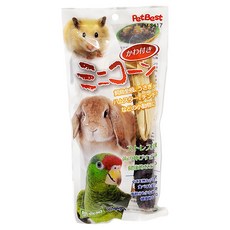 PetBest 彩色玉米穗, 3穗入, 寵物鼠/寵物兔/天竺鼠/鸚鵡適用, 1包