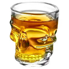 utopia 骷髏烈酒杯 45ml 中國產 玻璃材質, 1個