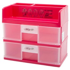 Mory 桌上型焦點收納盒 Set 3層, 抽屜收納, 台灣製造, 三色可選, 紅色