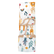 OhBabyLying 開釦袖成長包巾, 春秋薄款, 彩虹松鼠