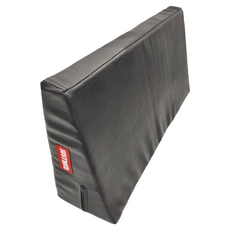 JUSTMED JM多功能翻身靠枕, 黑色皮革, 內層合成棉, 外層乳膠皮, 60 x 14 x 30