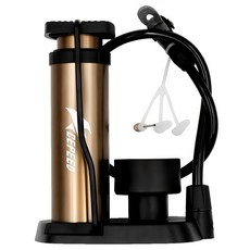 ACEPEED 便攜式迷你腳踩打氣筒, 1入, 銅色