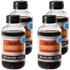 NIN JIOM 京都念慈菴 清潤無糖枇杷膏, 雙效加強，金銀花 橄欖葉, 高纖無糖，清潤滋養，生津止渴, 198g, 4瓶