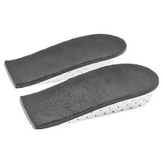 增高鞋墊 半墊 EVA材質 減壓抗震 記憶海綿, 2cm, 黑色, 4個