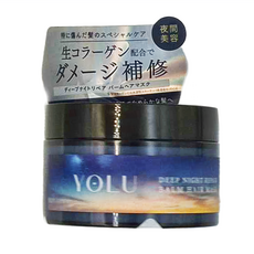 YOLU 深層靜夜修護髮膜 佛手柑&麝香 145g 集中修護受損髮質, 1罐