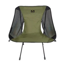 OWL CAMP 素面標準椅 500D尼龍布 7075加厚航太鋁合金管材, 軍綠色, 1個