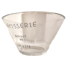 Homely Zakka 清新晨光法文沙拉碗 玻璃碗 16.2cm 730ml, 單色, 1個