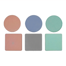 收納王妃 杯墊 6個, 顏色隨機, 1組