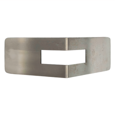 FANCY LIFE V形不鏽鋼濾紙架 銀色, 1個