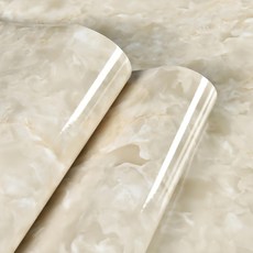 KOTI 日安生活 仿真大理石紋防水防油自黏壁紙 宮廷白玉, 1捲