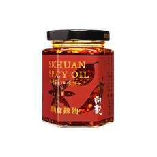向記 川味麻辣油 嚴選台灣朝天椒辣椒與特級中藥材 四川經典風味, 160g, 1罐