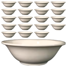大同磁器 湯碗7吋18cm 單色 - 優質磁器 簡約設計, 20個