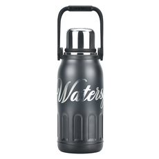 WATERSY 正316不銹鋼旅行手提保溫壺 1200ML (顏色隨機), 黑白漸粉漸綠, 1.2L, 1個