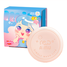 PINKY COSMETIC 兒童專用護髮餅 弱酸性配方溫和不刺激 高濃度壓縮乾燥手工一體化製成 不添加化學成分頭皮清爽無負擔, 100g, 1個