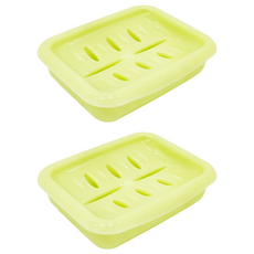 KEYWAY 聯府 滿天星單皂盒, 顏色隨機, 2個