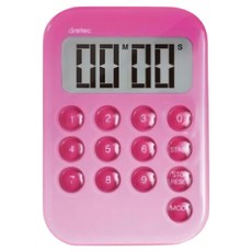 dretec 新果凍數字型電子計時器 T-553PK 粉色, 1個