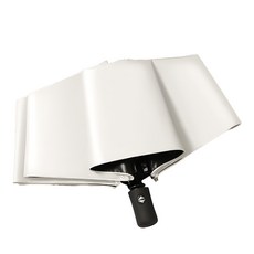 小麥購物 八骨自動傘 Set 2 傘布金屬材質 櫻花粉/時尚黑/紳士藍/天青藍/森林綠, 石灰白