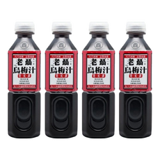 老聶 烏梅汁, 古早味飲品, 去油解膩, 酸甜滋味, 750ml, 4瓶