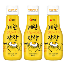 Sempio 膳府 拌飯醬油, 雞蛋醬油, 200ml, 3瓶