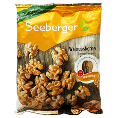 Seeberger 喜德堡 天然核桃仁 德國原裝進口 無烘烤無調味, 150g, 1包