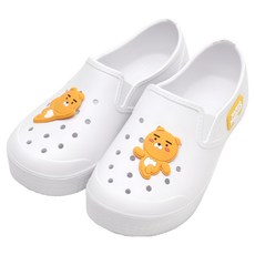 KAKAO FRIENDS 250mm Ryan White, 兒童休閒透氣防滑洞洞鞋, 25cm