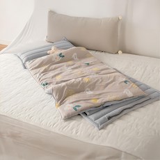 juho DECO 幼兒園午睡袋組, 睡墊150 x 70cm + 枕頭60 x 25cm, 可愛兔兔