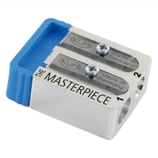 KUM 庫姆 Meisterwerk 經典攜帶式雙孔削筆器 附替換刀片, 1057211, 1組