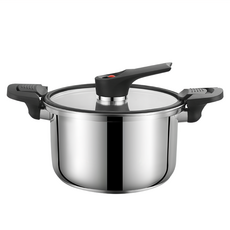 鼎匠 304不鏽鋼IH大容量真空快煮微壓力鍋-4L 蒸煮燜燒鍋 雙耳鍋, 1個