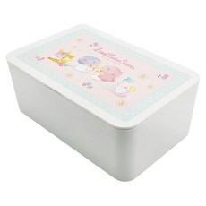收納王妃 三麗鷗 濕紙巾盒, 雙子星野餐, 1個