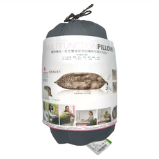 wildfun 野放 專利可調式功能枕 PA076 525g, 淺灰色, 1個