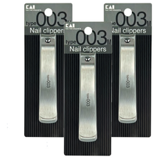 KAI 貝印 不鏽鋼指甲刀 9.3 x 2 x 2.1cm, KE-0103, 3個