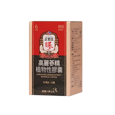 正官庄 高麗蔘精植物性膠囊 3600mg, 60顆, 1盒