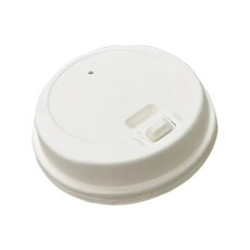 CLEAN 克林 全植物纖維推扣式杯蓋 (白色) 90mm口徑 12/16盎司適用 50個/包, 1組