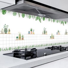 半島良品 炫染廚房防油貼磁磚貼 生命力, 1個