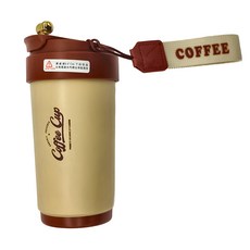 7822 Shop 生活選物 智能陶瓷杯, 奶茶紅, 450ml, 1個