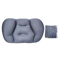 Babigongsik Air Ball 睡眠枕頭+枕套, 深灰色, 1個