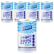 comet 捲筒衛生紙 Jumbo, 5包, 4捲, 300m