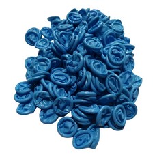 JIAHON NBR 無粉指套 L 藍色 500g 無粉材質 觸感細膩 穿戴舒適 經濟實惠, 1000個, 1包