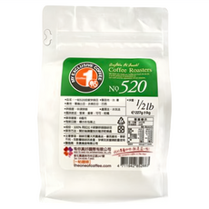 一帖咖啡 NO.520 自家烘焙豆 全豆, 227g, 1包
